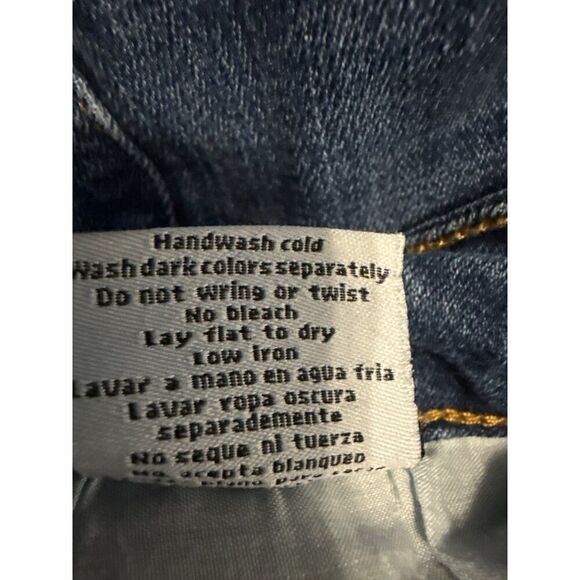 JUDY BLUE Straight Leg Fit JB8418 Tiered Ankle Hem Blue Denim Jeans Size 9/29 - Picture 10 of 11